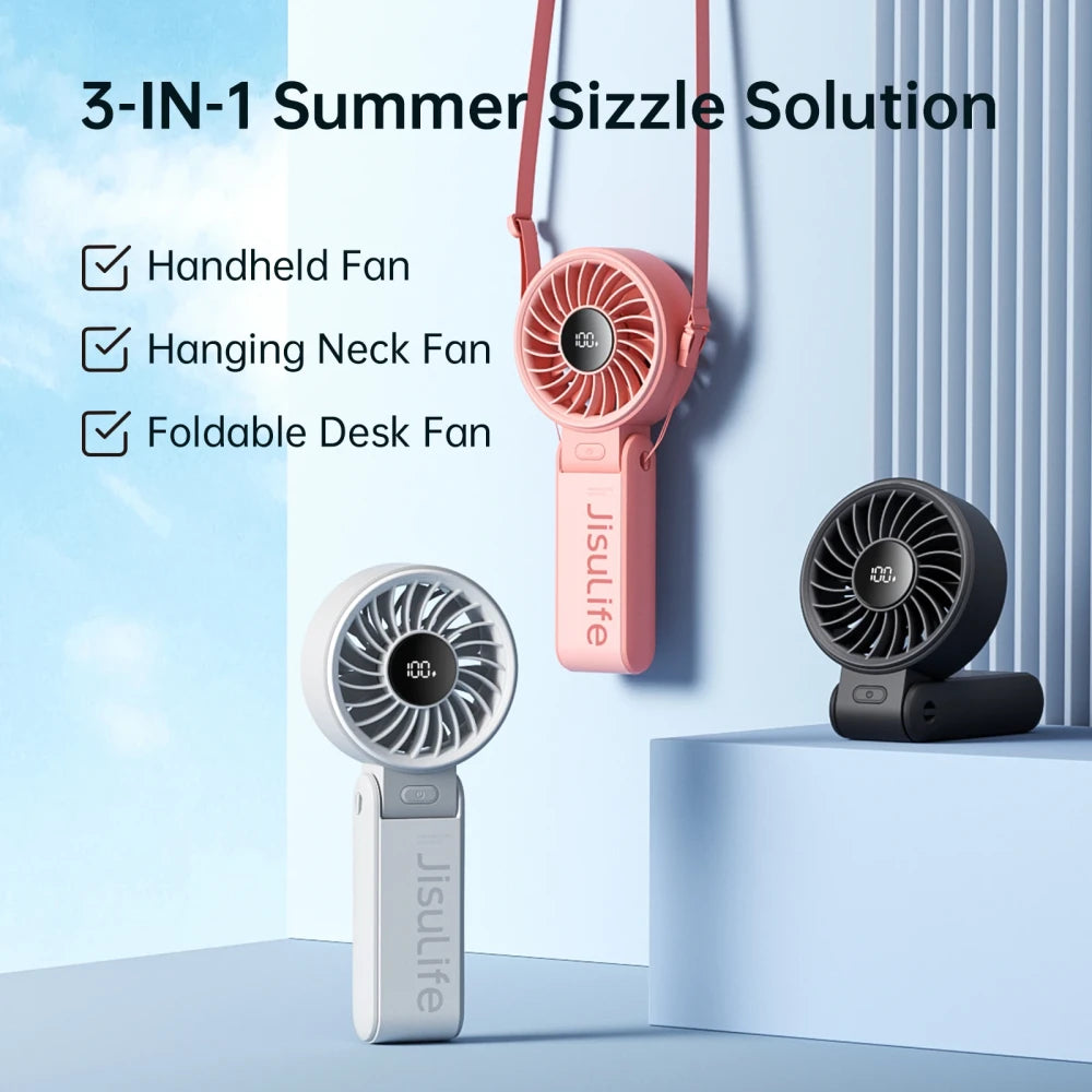 JISULIFE Handheld Fan